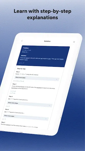Mathway: Scan & Solve Problems screenshot 9
