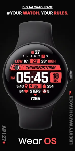 ATHLETIC Digital Watch Face screenshot 5
