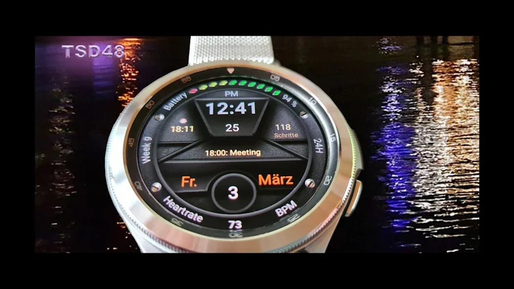 TSD48 Digital Watch Face screenshot 15