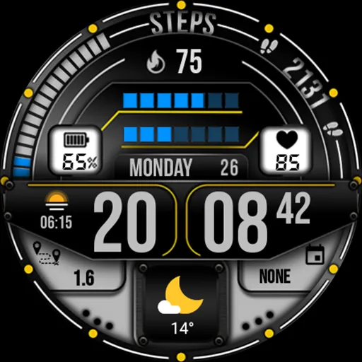 MB277 Digital Watch Face screenshot 18