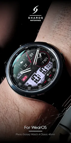 SH039 Watch Face, WearOS watch screenshot 2