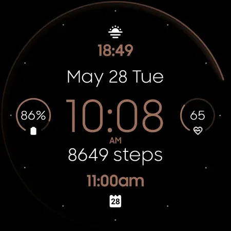 Shine 360 - digital watch face screenshot 14