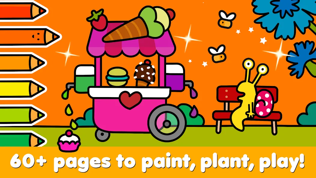 Garden:Coloring Games for Kids screenshot 3