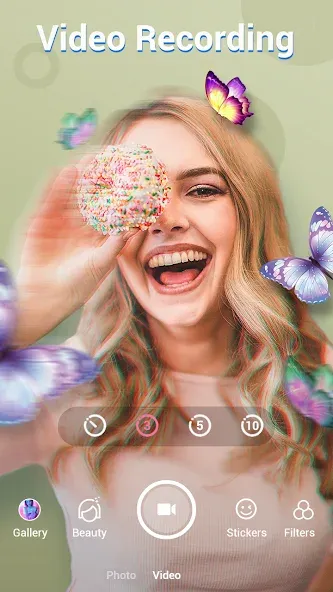 Cámara de belleza HD Selfie screenshot 5