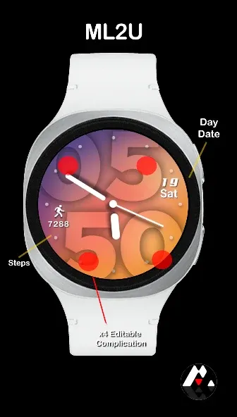 ML2U 237 Watch Face screenshot 2