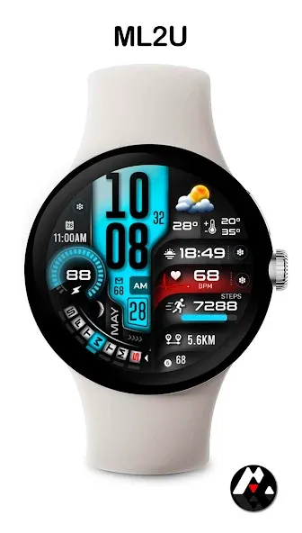 ML2U 260 Watch Face screenshot 5