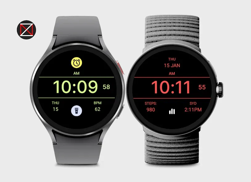 Black Max Watch Face screenshot 3