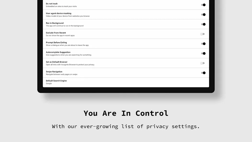 Incognito Browser - Go Private screenshot 16