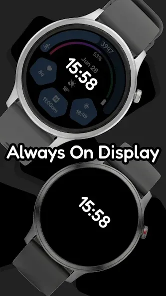Digital Watchface D8 screenshot 4