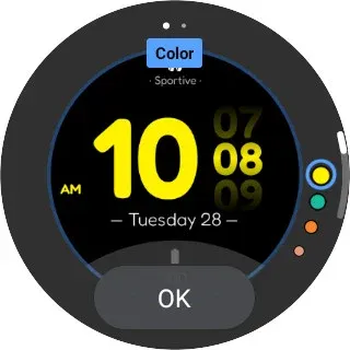 WES5 - Sportive Watch Face screenshot 2