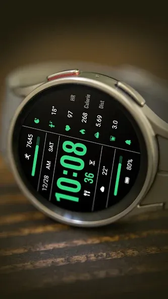 Practical Dark Green ZkinWatch screenshot 5