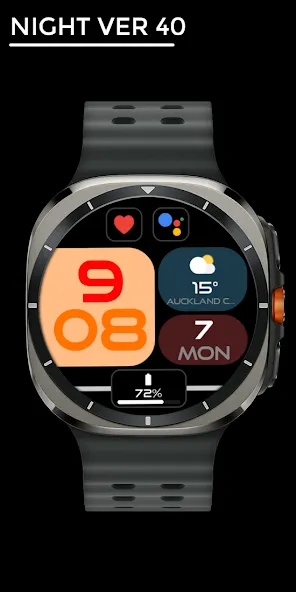 Night ver 40 - watch face screenshot 1