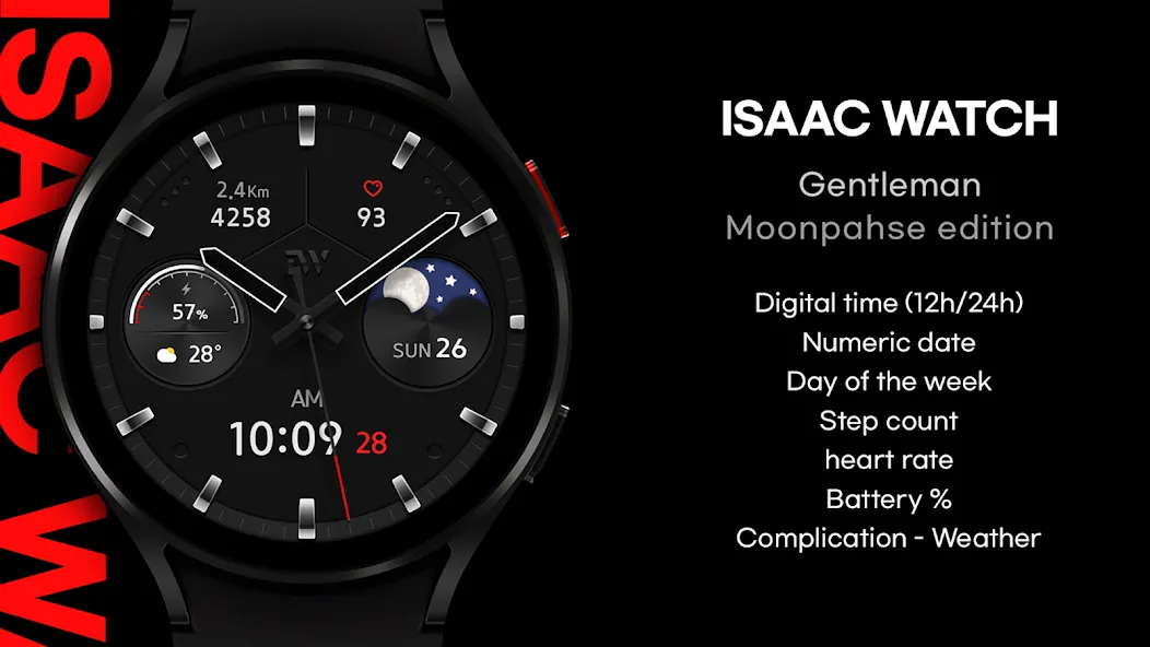 ISAAC WATCH Gentleman Moon screenshot 17