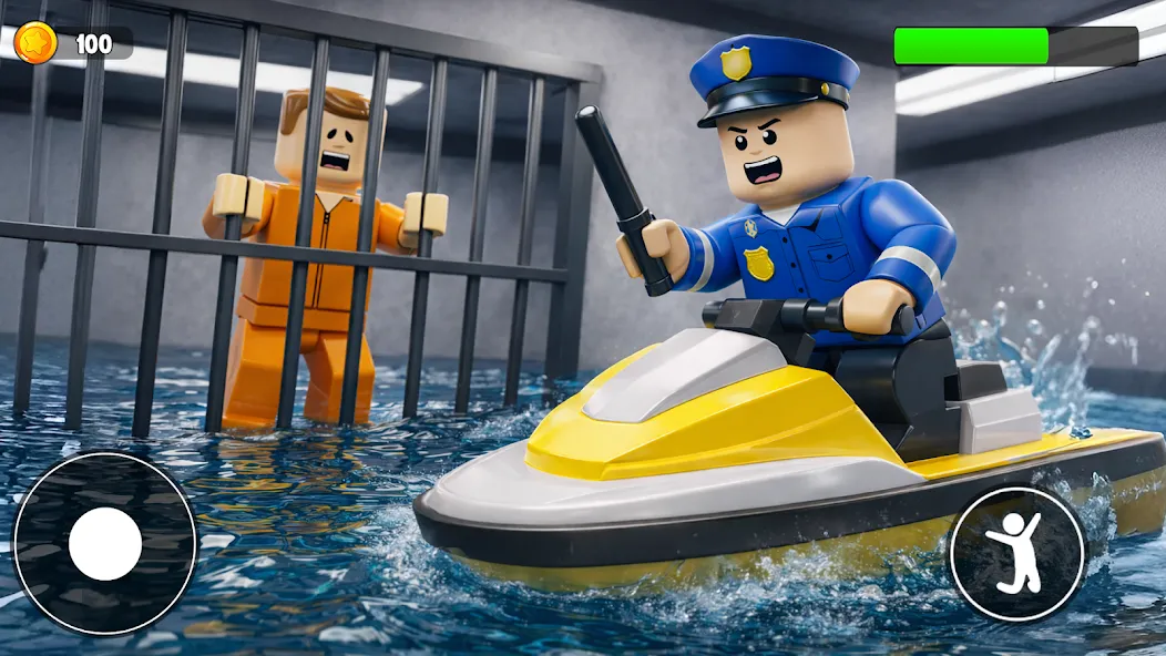 Prison Break Obby Run 3D screenshot 1