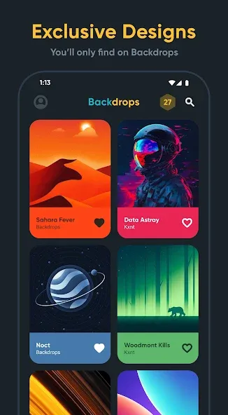 Backdrops - Wallpapers screenshot 2