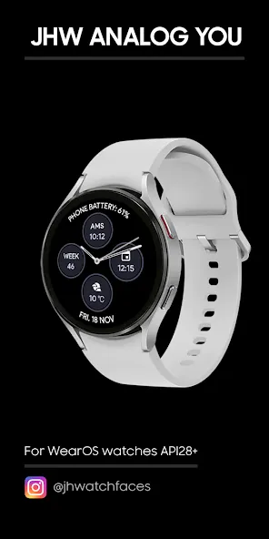 JHW Analog You: Watch face screenshot 1