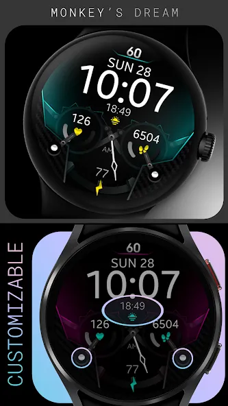 Dream 113 digital watch face screenshot 2