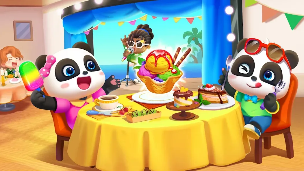 Jogos Infantis do Bebê Panda screenshot 6