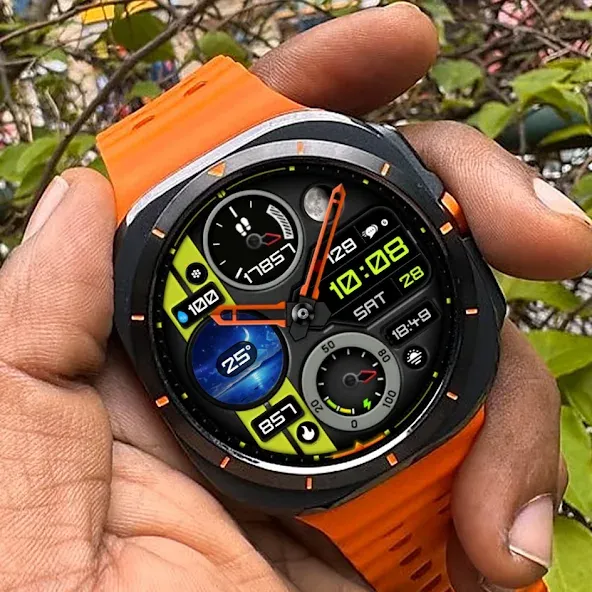 Weather Hybrid Watch Face A6 screenshot 5