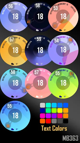 Minimal Watch Face MB363 screenshot 7