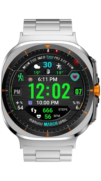 Digital Sport watchface NTV401 screenshot 16