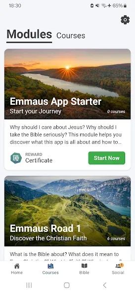 EMMAUS - Bible & Courses screenshot 1