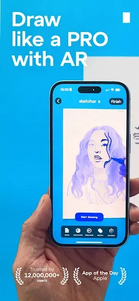Sketchar AR Drawing Sketchpad screenshot 1