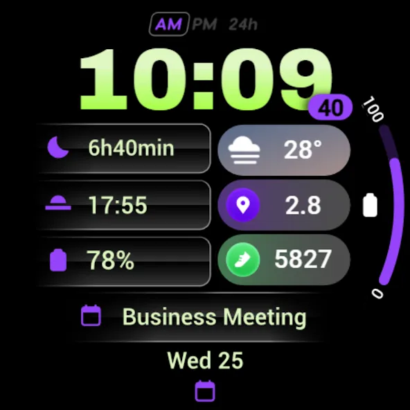 PRADO 92 Weather Watch Face screenshot 13