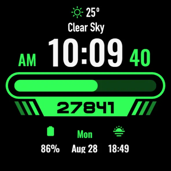 MDS255 - Digital Watch Face screenshot 7