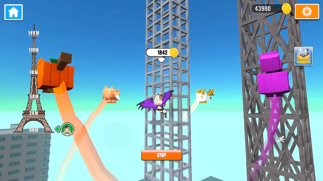 Climb to Jump. Crazy Tower screenshot 2