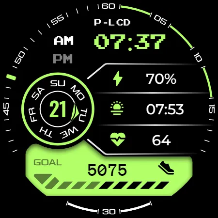 Phantom - LCD V3 | watch face screenshot 16