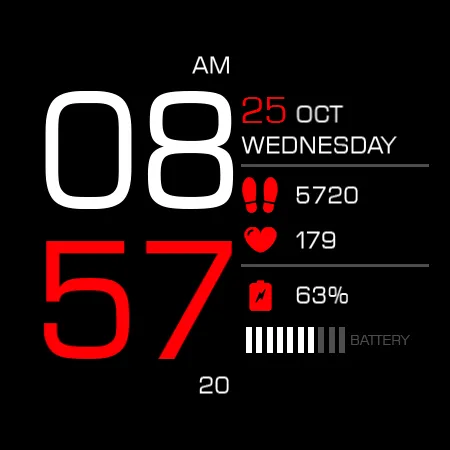 Key094 Simple Watch Face screenshot 25