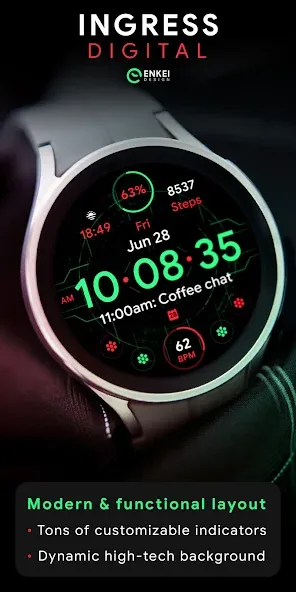 Ingress Digital - watch face screenshot 2