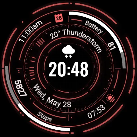 Digital Watchface D3 screenshot 21