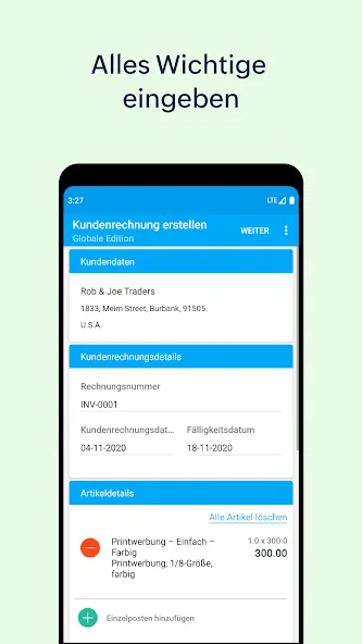 Rechnungsersteller - Zoho screenshot 2