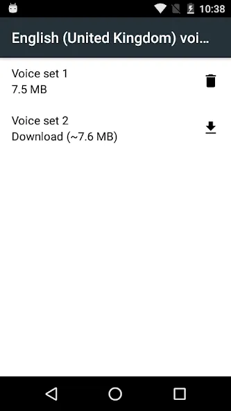 Speech Recognition & Synthesis screenshot 4