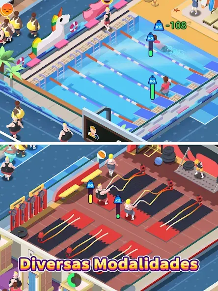 Clube de Fitness Tycoon screenshot 8