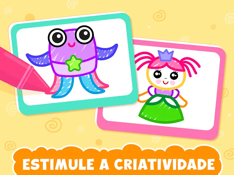 Bini Jogos de pintar e colorir screenshot 9