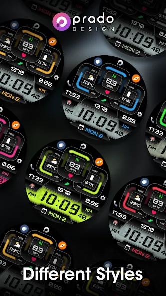 PRADO X81 Digital Watch Face screenshot 5