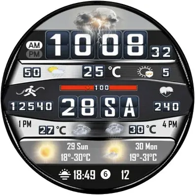 N-SPORT684 FlipDigital Weather screenshot 15