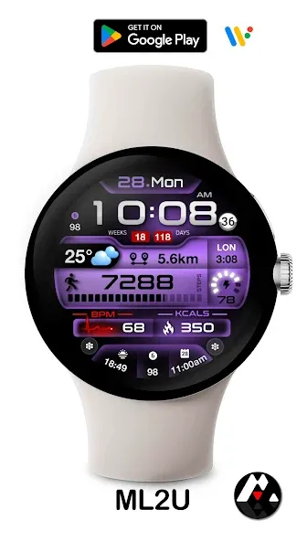 ML2U 247 Watch Face screenshot 7