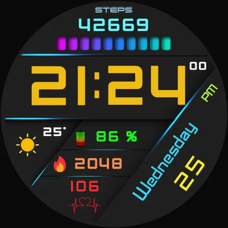 Sydney Digital Watch Face screenshot 34