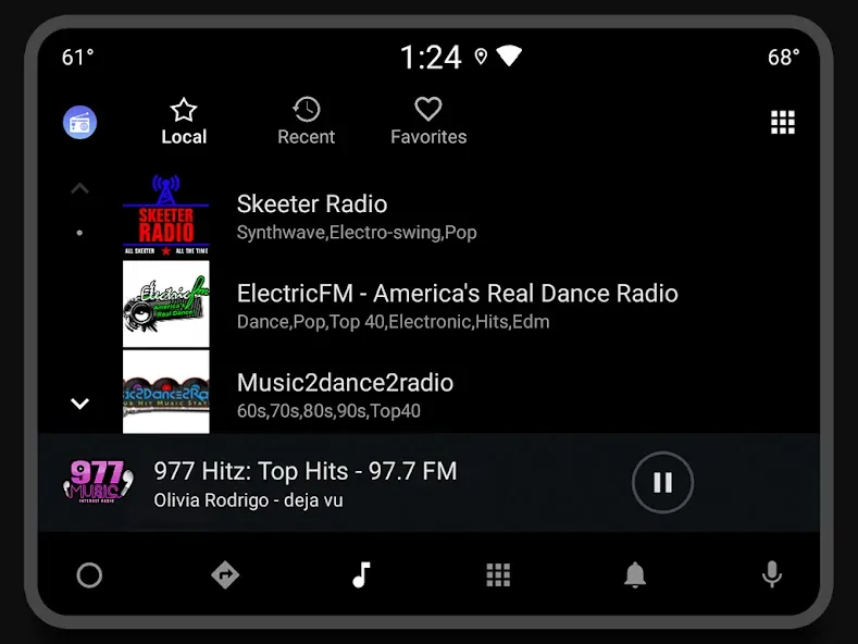 라디오 FM: 라이브 AM, FM 라디오 방송국 screenshot 18