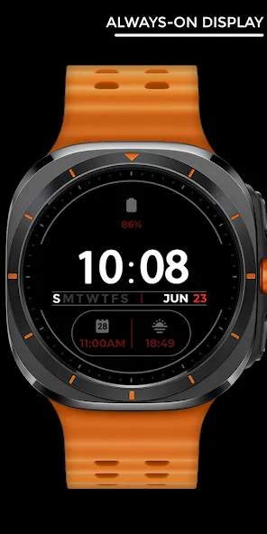 Night ver 21 - watch face screenshot 3