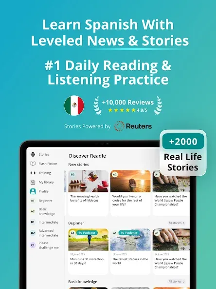 Learn Spanish: Daily Readle screenshot 9