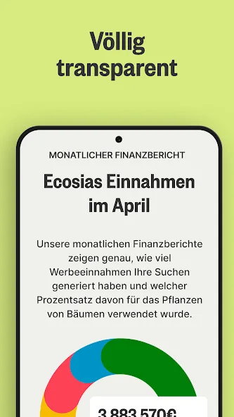 Ecosia Klimapositiver Browser screenshot 5