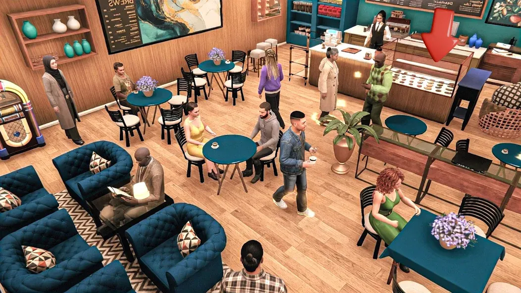 Good Coffee Cafe Simulator 3D screenshot 3