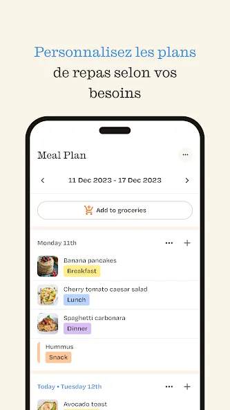 ReciMe: Recettes et Menus screenshot 5