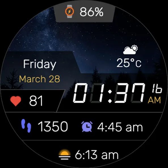 Digitec Pro Watch Face Wear OS screenshot 32