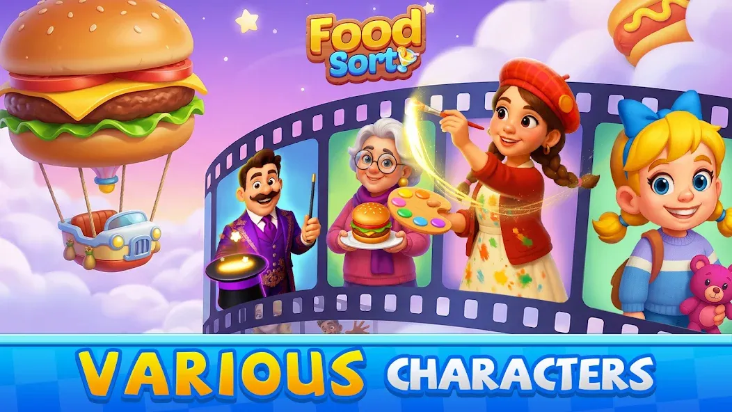 Food Sort: Puzzle Game screenshot 2